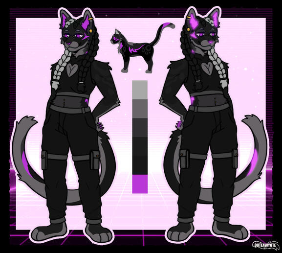 Main palette w/ outfit + alt palette w/ outfit + feral blob full (also a custom example)